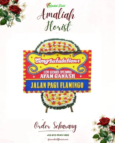 Bunga Papan Congratulation di Blitar